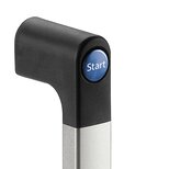 Pneumatic FG4-P handle with black shank and blue start button on top